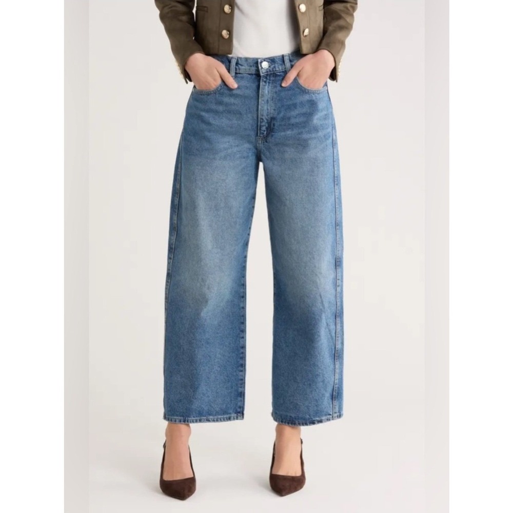 NWT Jason Wu Jaime Barrel Ankle Jeans Size 6/27 Super High-Rise Relaxed Fit‎